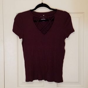 American Eagle Soft & Sexy Rib Top
